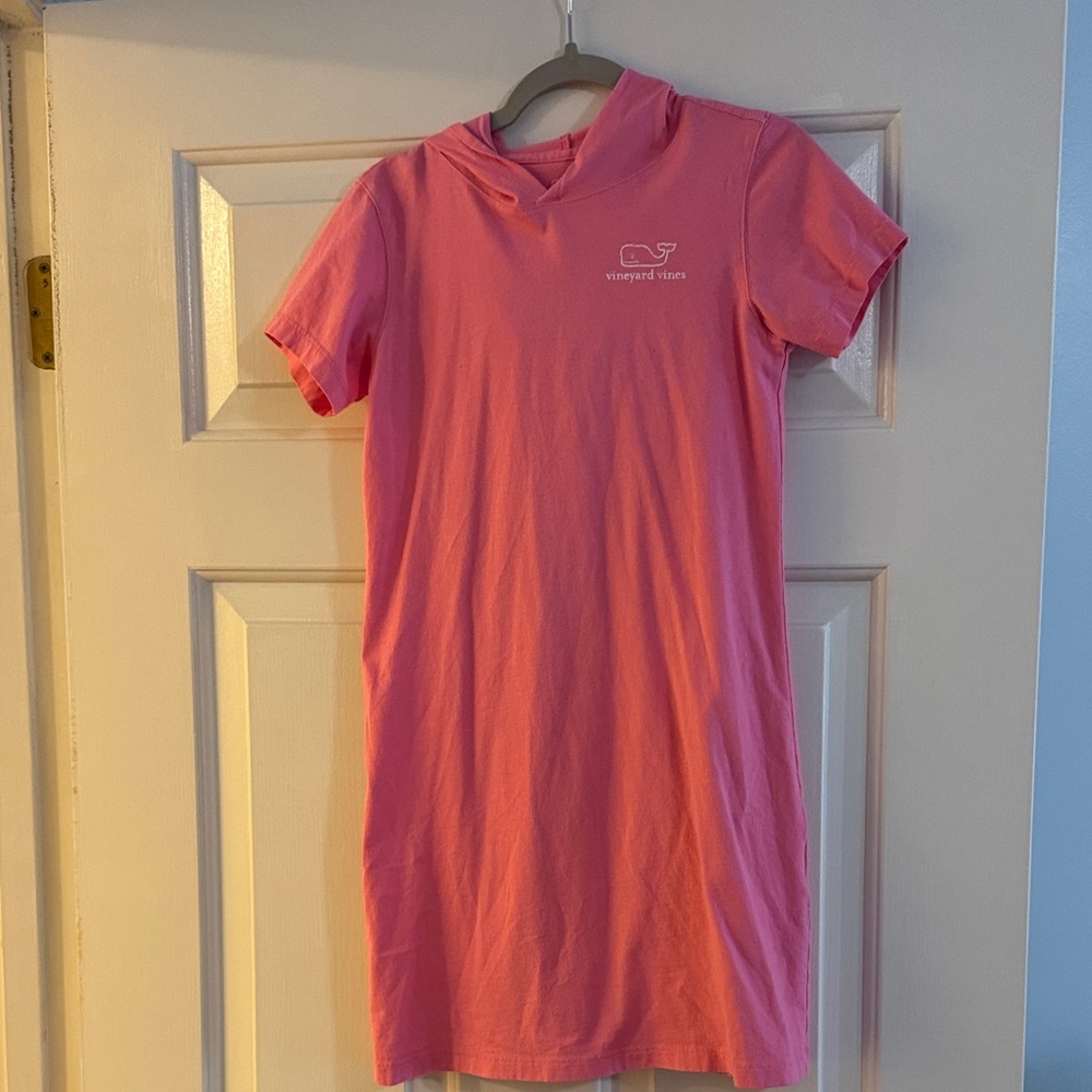 Vineyard Vines Coral T-Shirt Dress